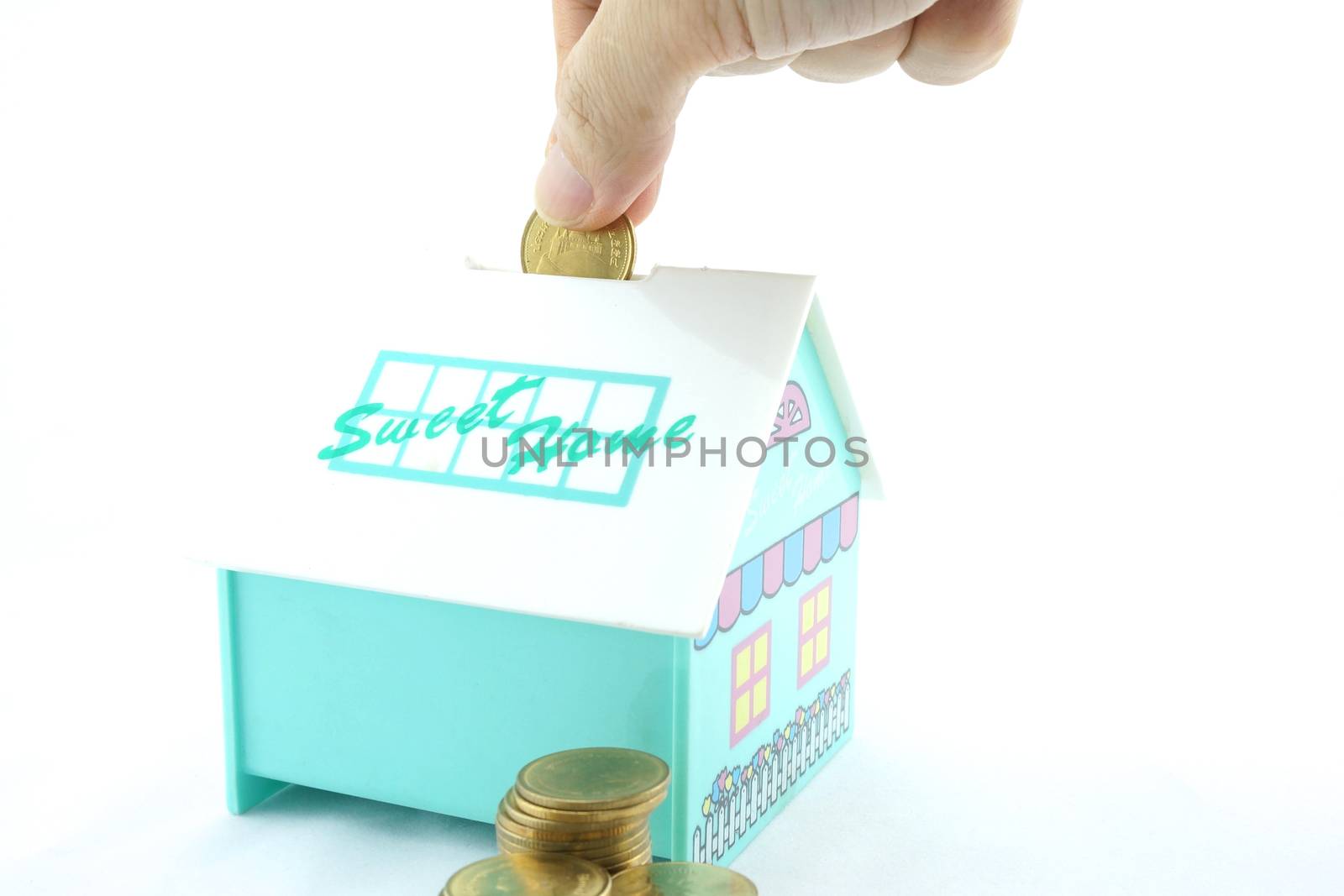 Small home bank by eaglesky