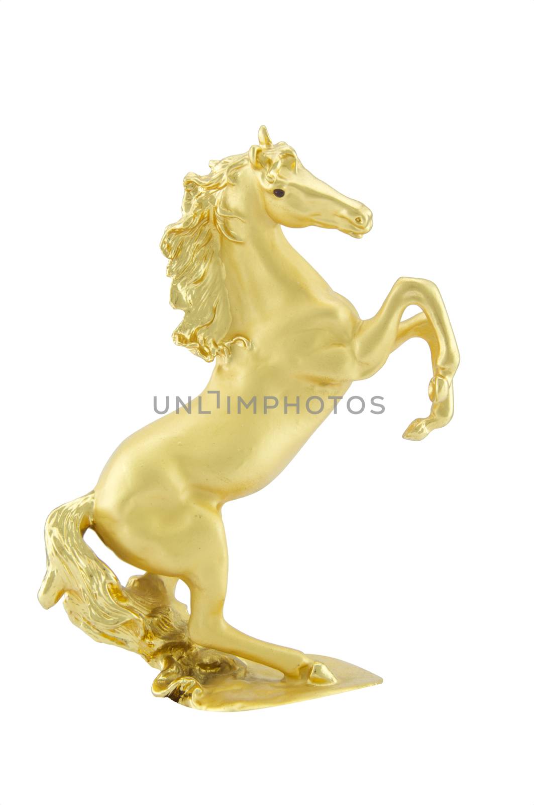 Golden horse figure by eaglesky
