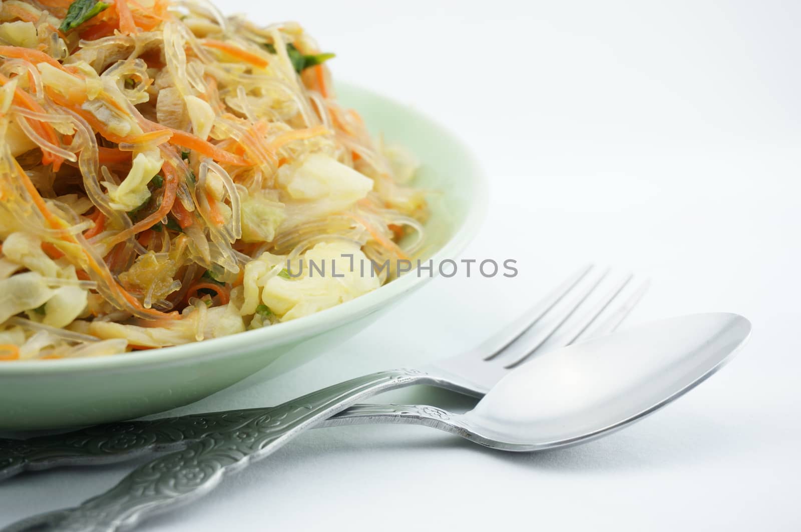 Vegetarian fried vermicelli by eaglesky