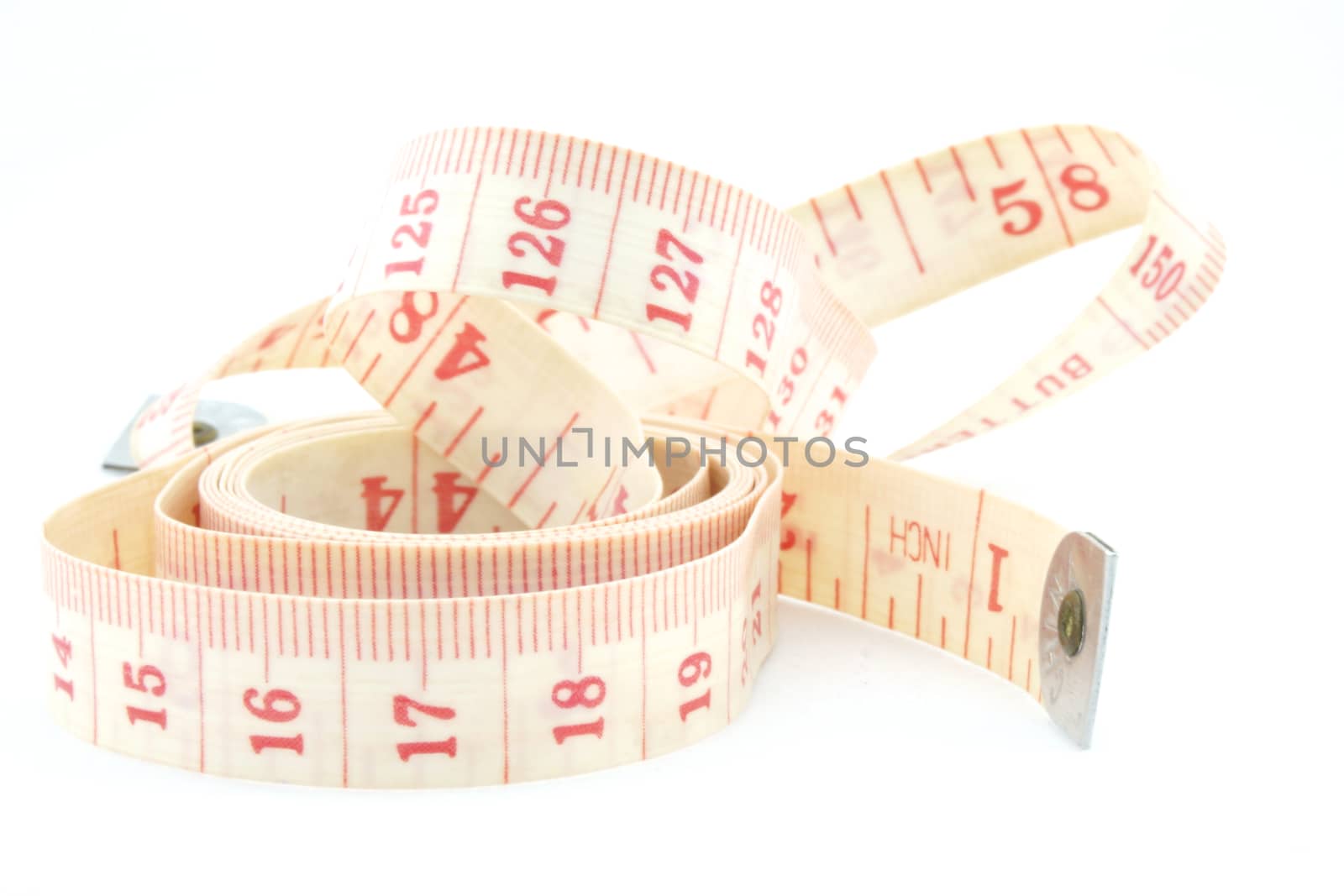 Measuring tape red number by eaglesky