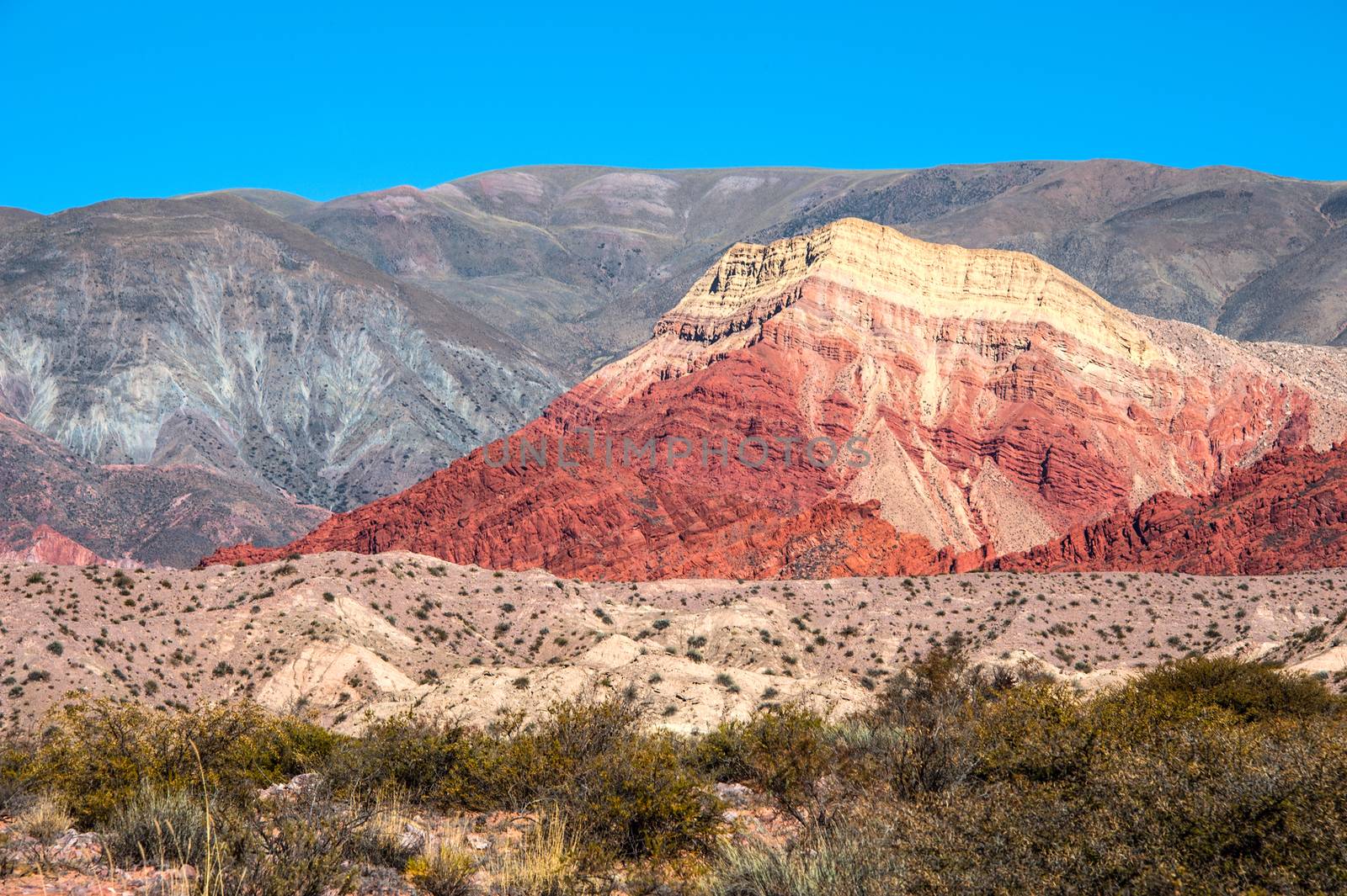 Colourful valley of Quebrada de Humahuaca, central Andean Altipl by xura