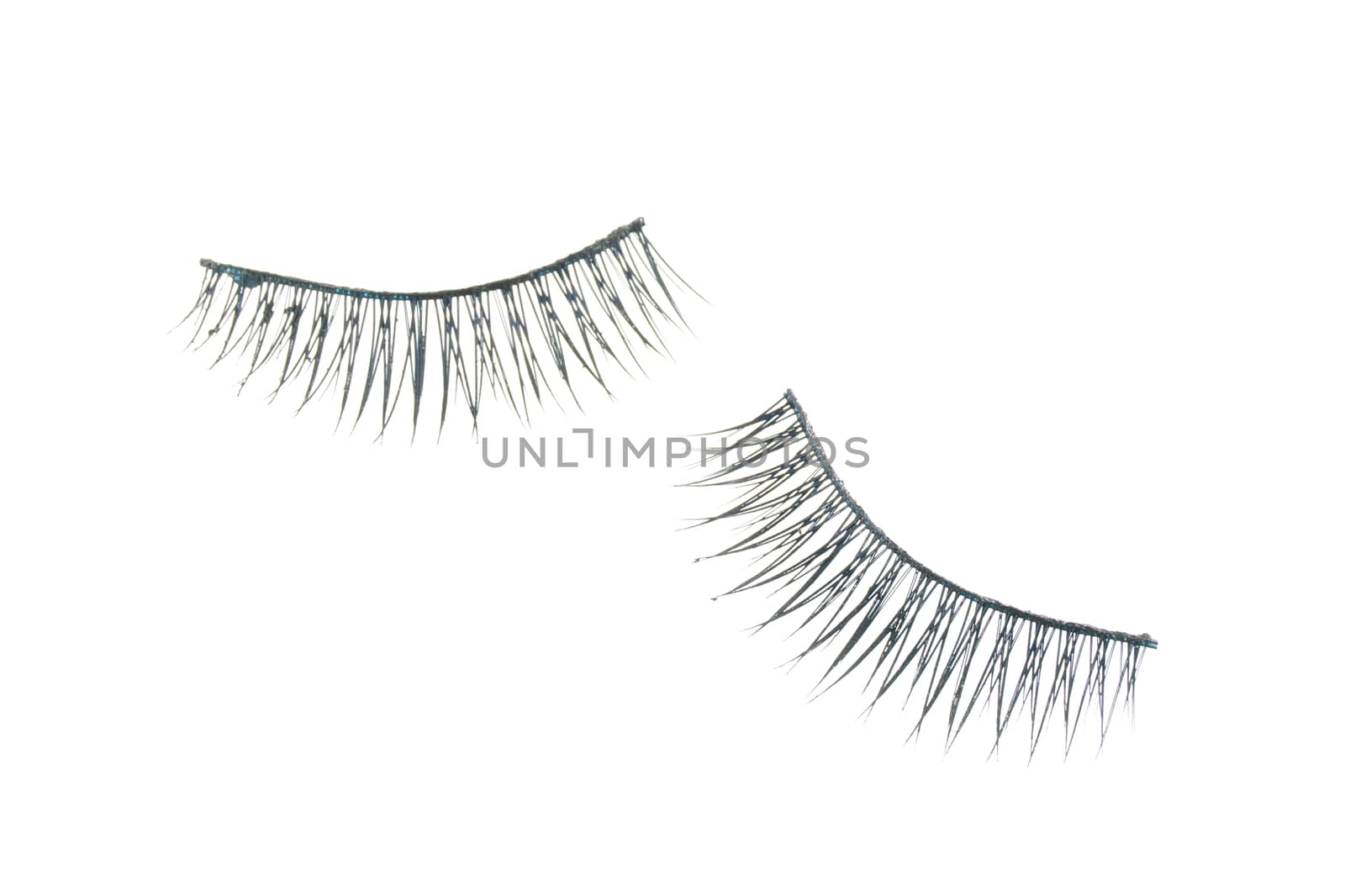 Black fake eyelash for cosmetics isolated by eaglesky