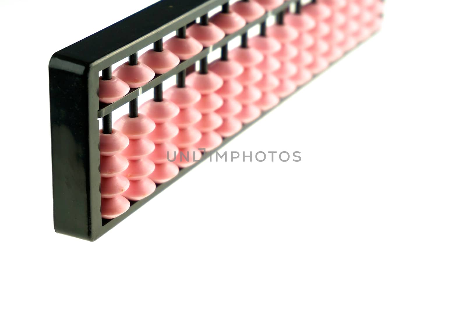 Pink abacus japan calculator isolated by eaglesky