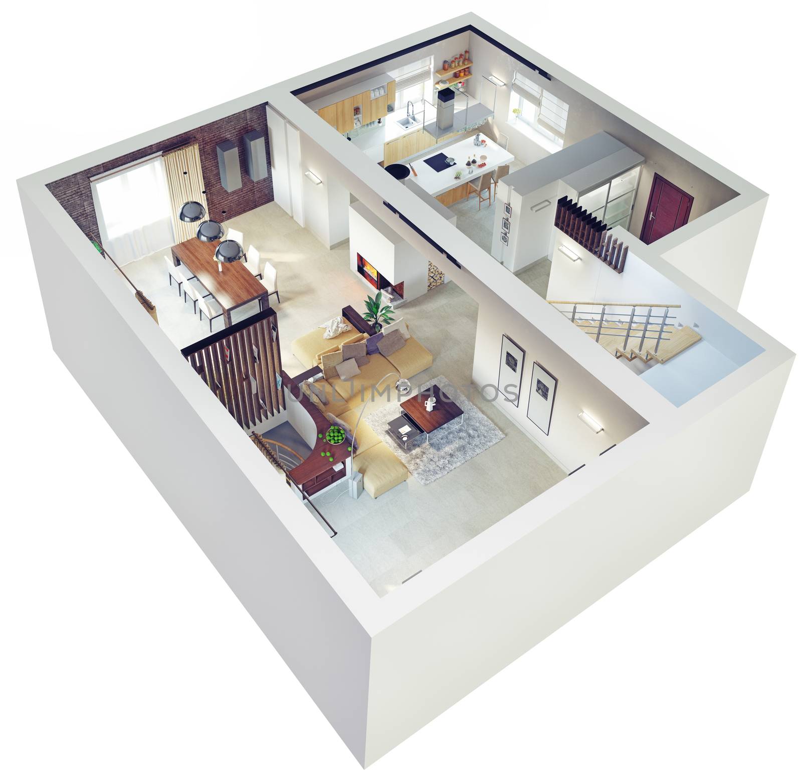 Plan view of an apartment by vicnt