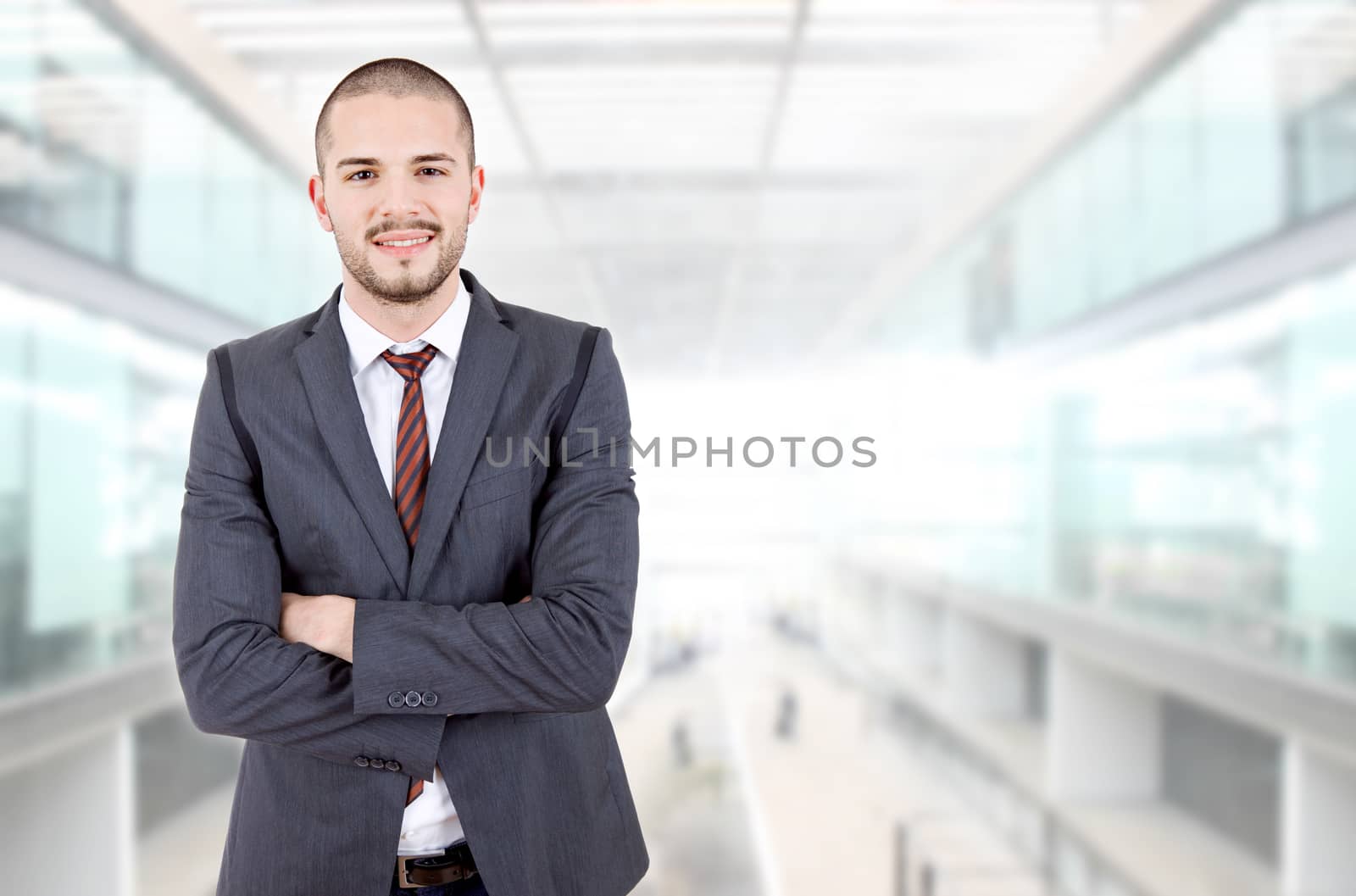 young business man portrait at the office