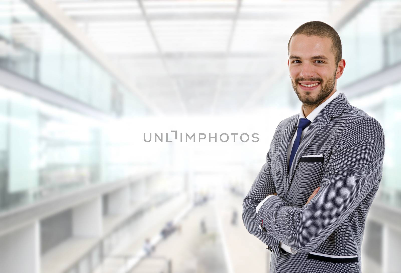 young business man portrait at the office