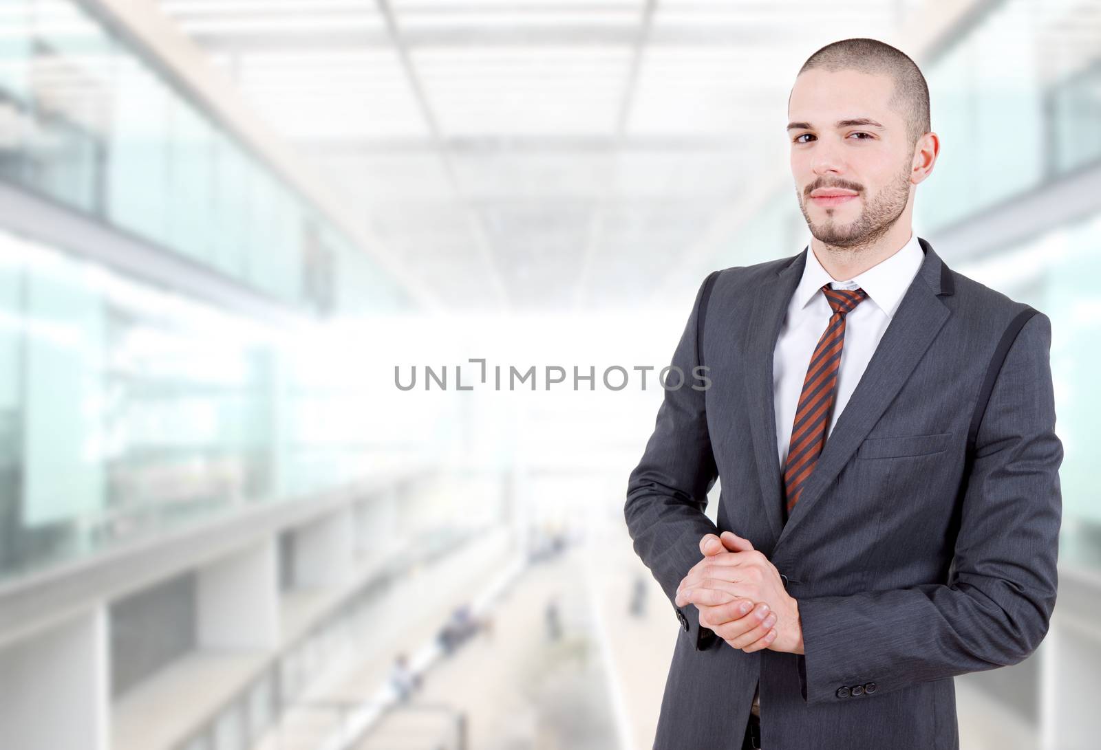 young business man portrait at the office