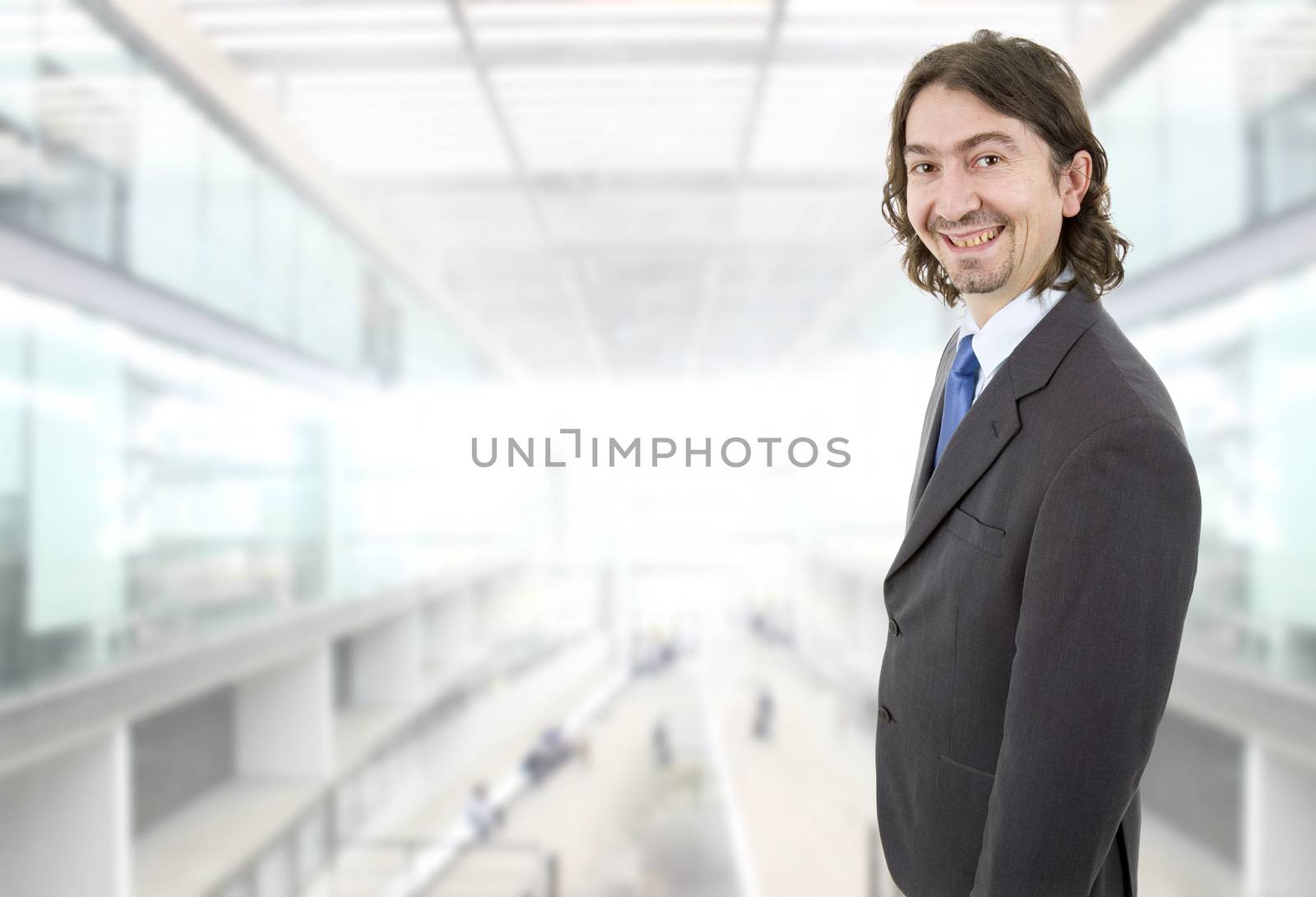 young business man portrait at the office