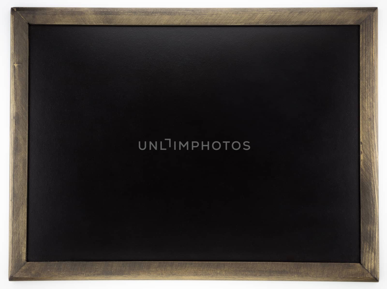 blank blackboard with wooden frame by vinnstock
