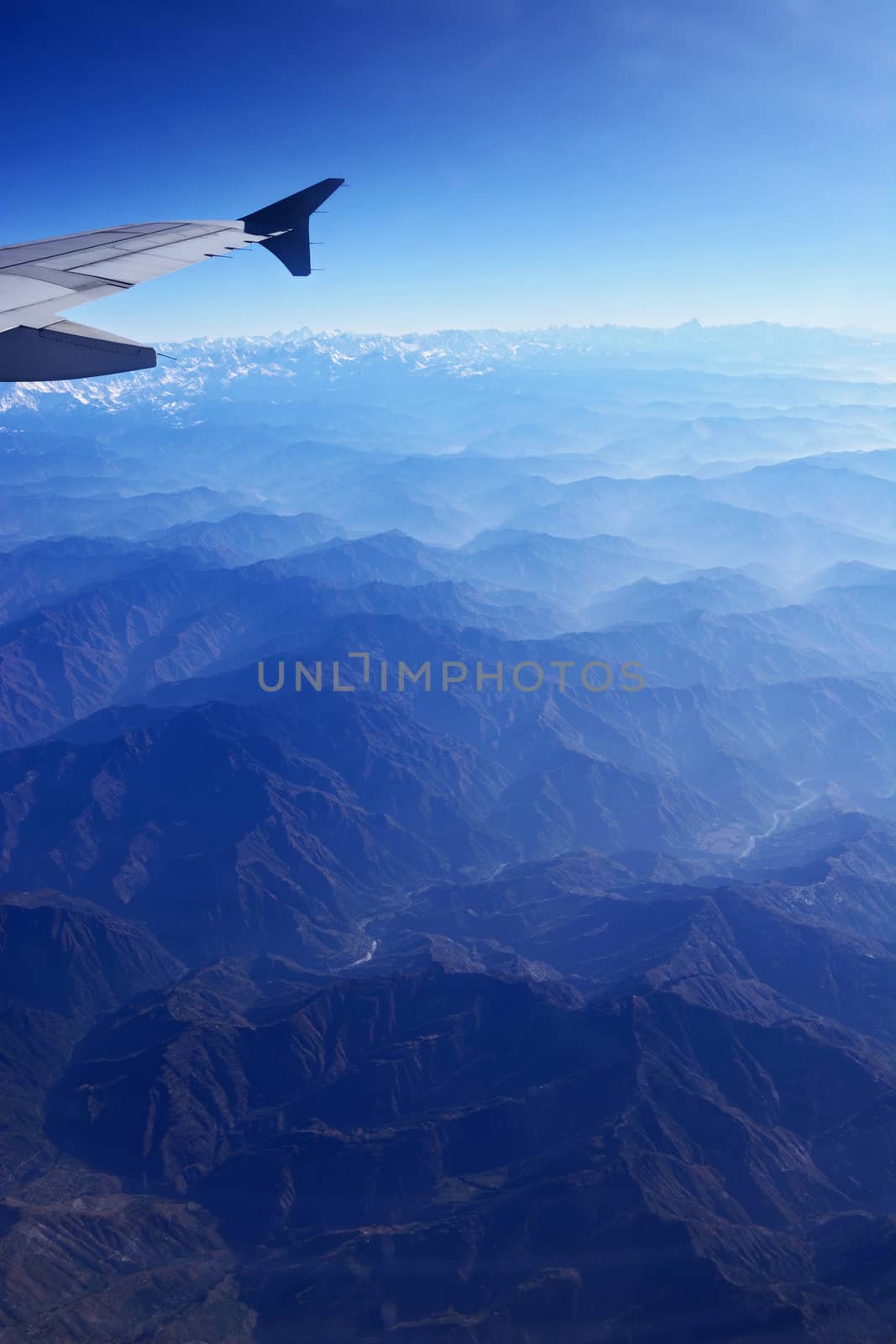 Mountain range, Leh, Ladakh, India by think4photop