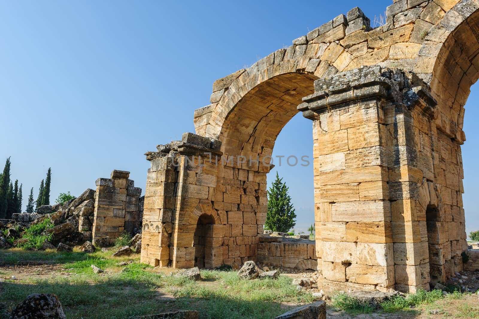 Ruins of Hierapolis, now Pamukkale by starush