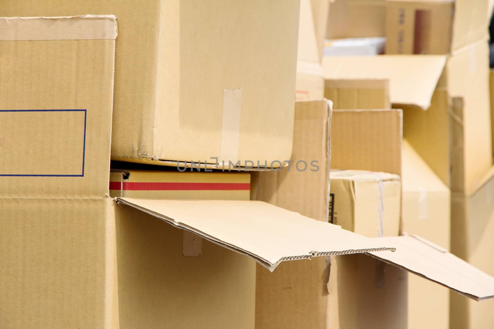 Cardboard Box Stack