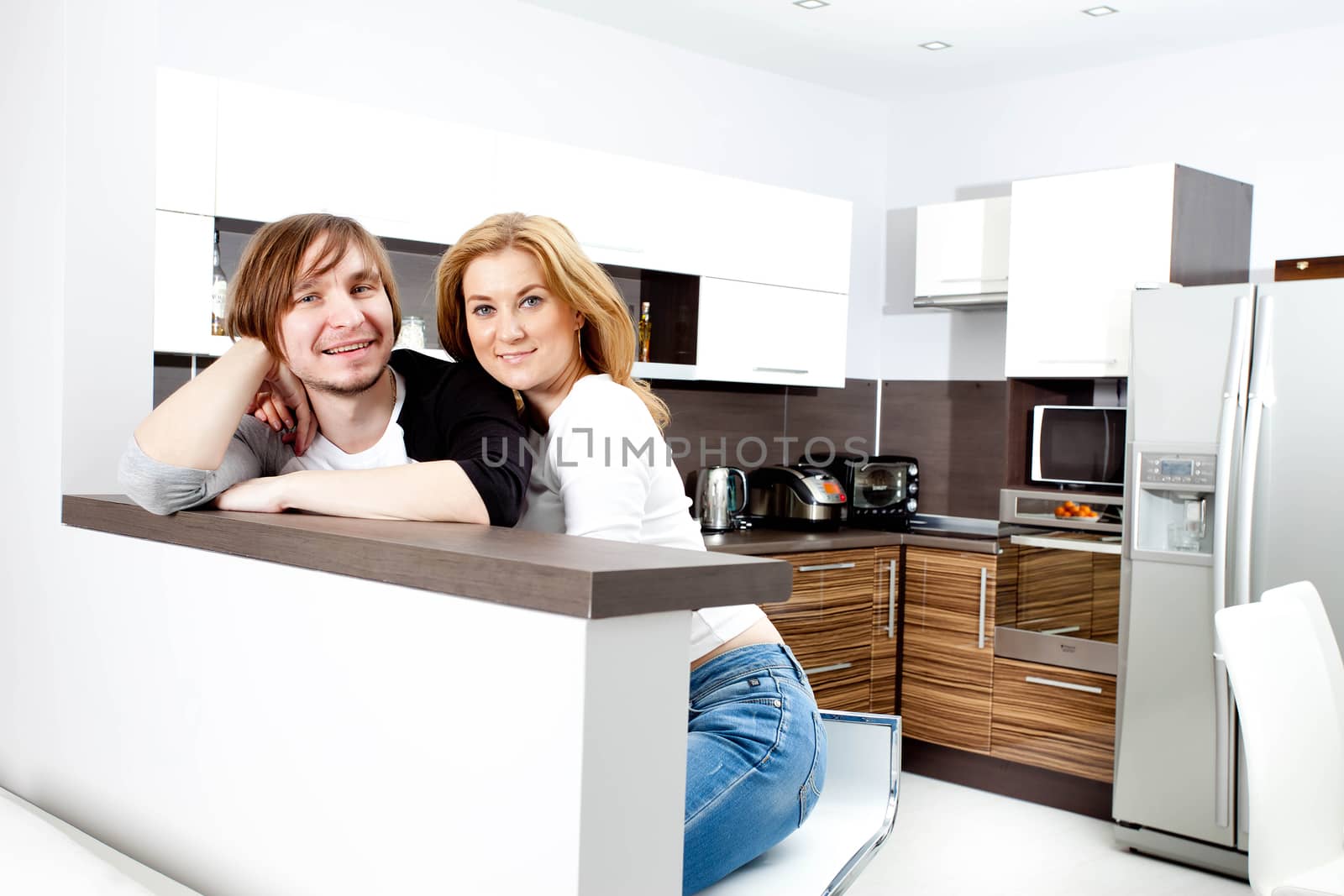 Happy Couple  In New Home by Astroid