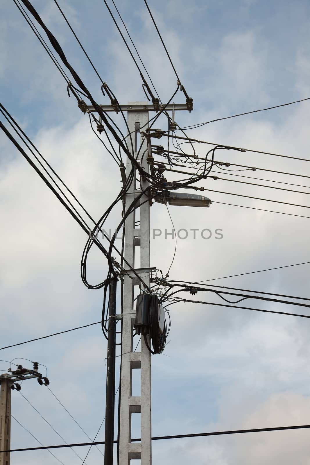 electric lines by Gudella