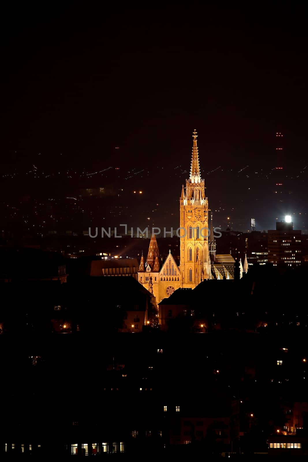 Budapest night with the Mathias Church