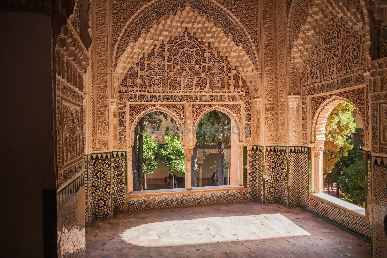 Ahambra palace in Granada, Andalucia, Spain