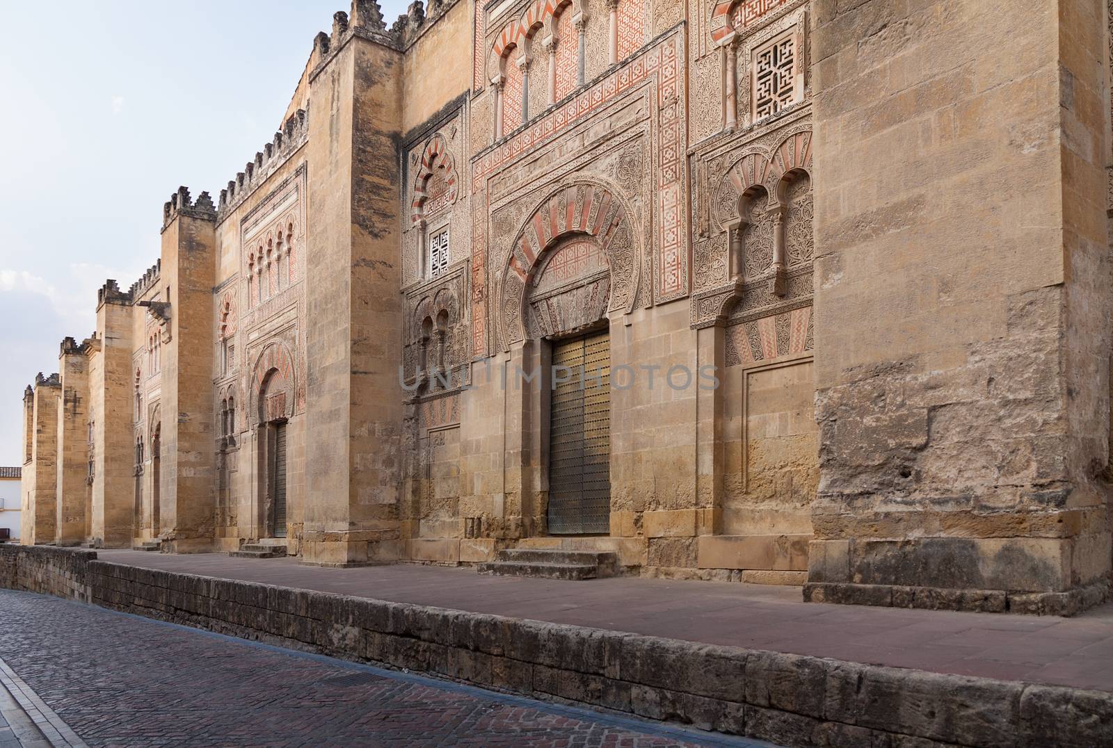 Mosque of Cordoba. View of the West facade. Andalucia, Spain