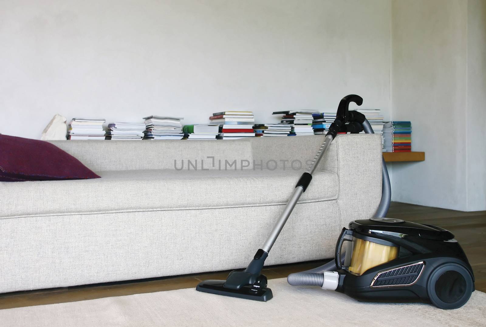 vacuum cleaner in room by toocan