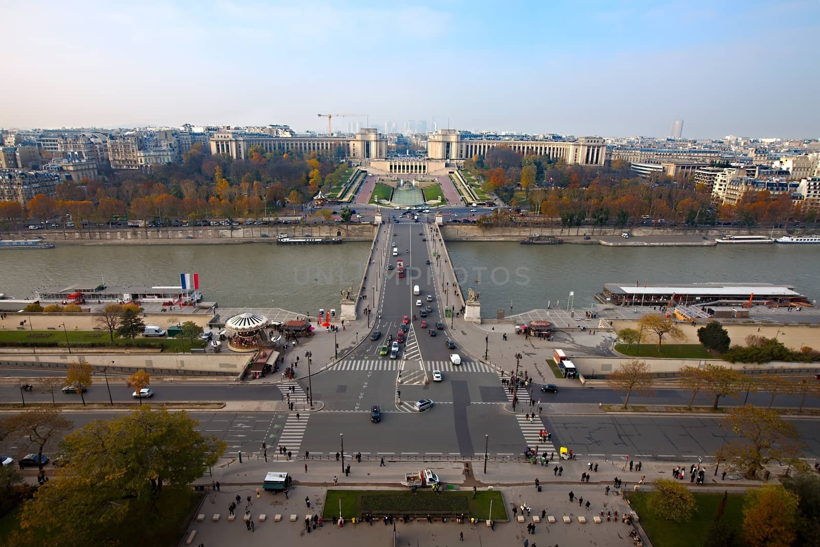 View of Paris from the Eiffel Tower