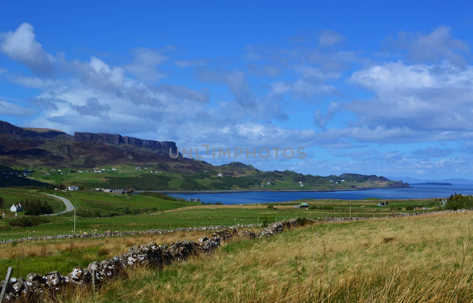 A colourful landscape photographed at Staffin on the Isle of Skye.