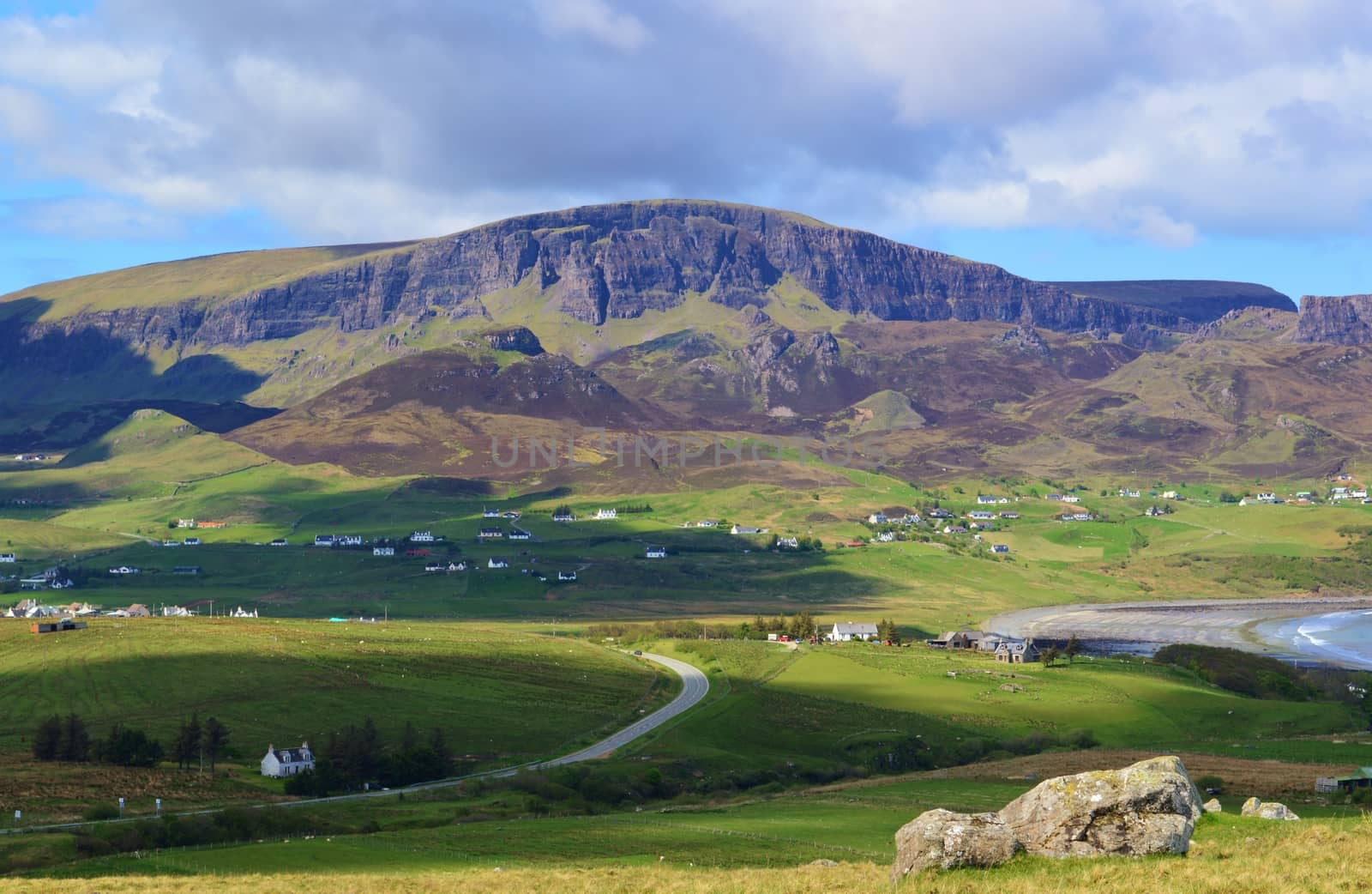 A stunning landscape photographed at Staffin on the Isle of Skye.