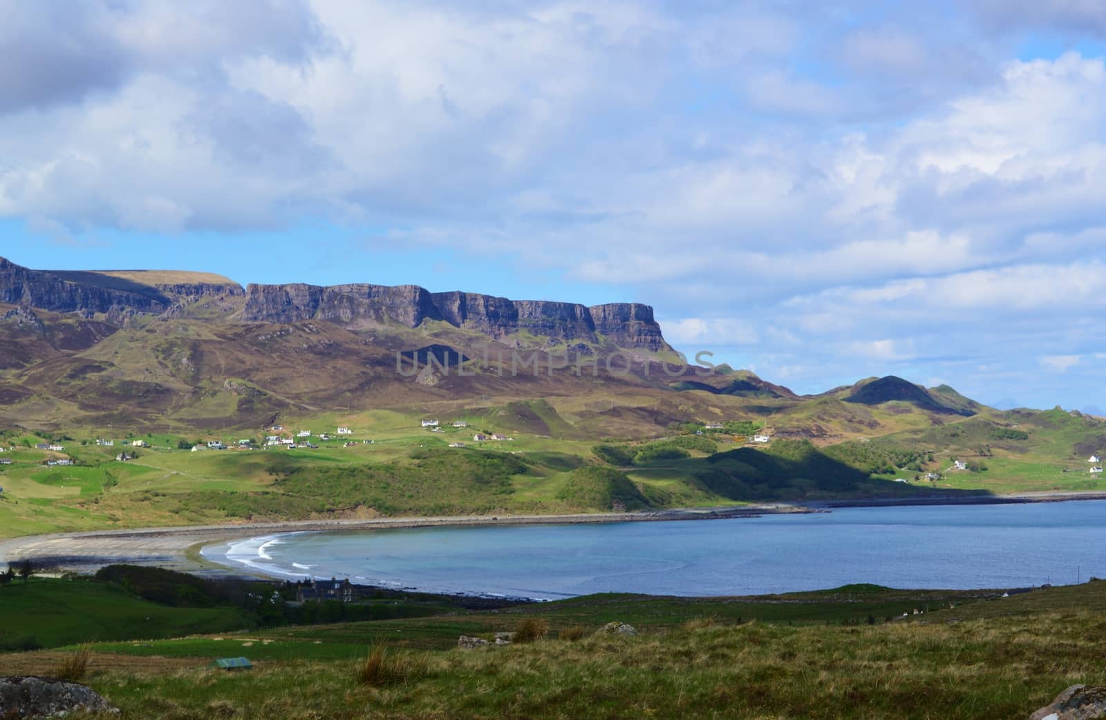 A beautiful coastal landscape, photographed at Staffin on the Isle of Skye.