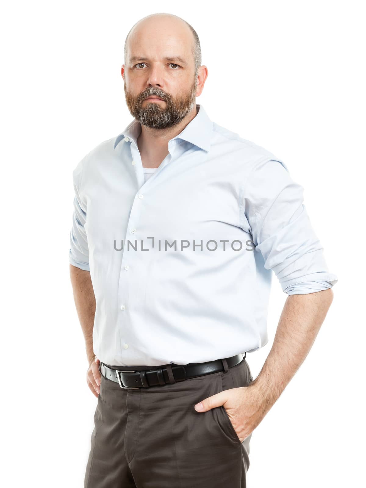 An image of a handsome business man