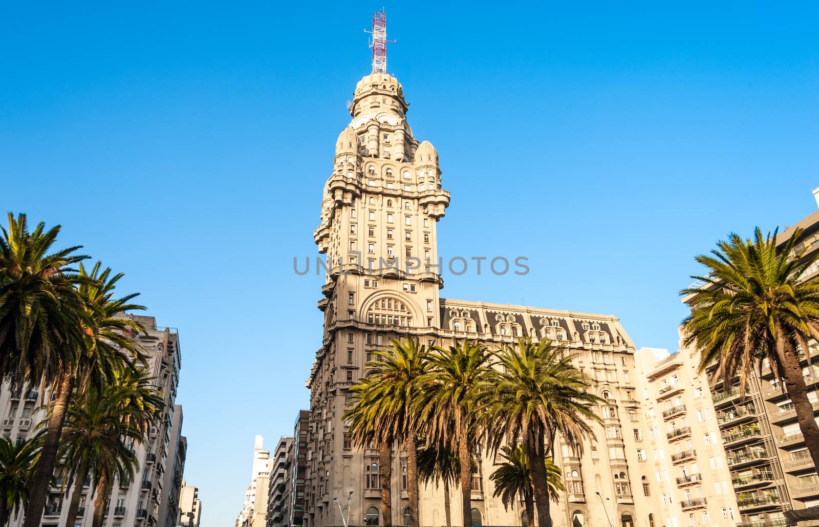 Salvo Palace, Independence Square, a national icon, Montevideo, Uruguay