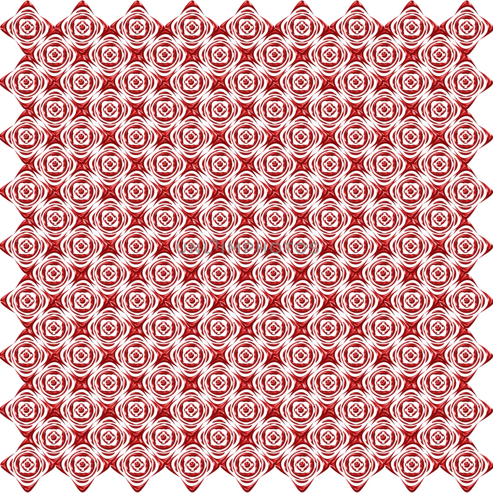 pattern from red shapes like laces by alexmak