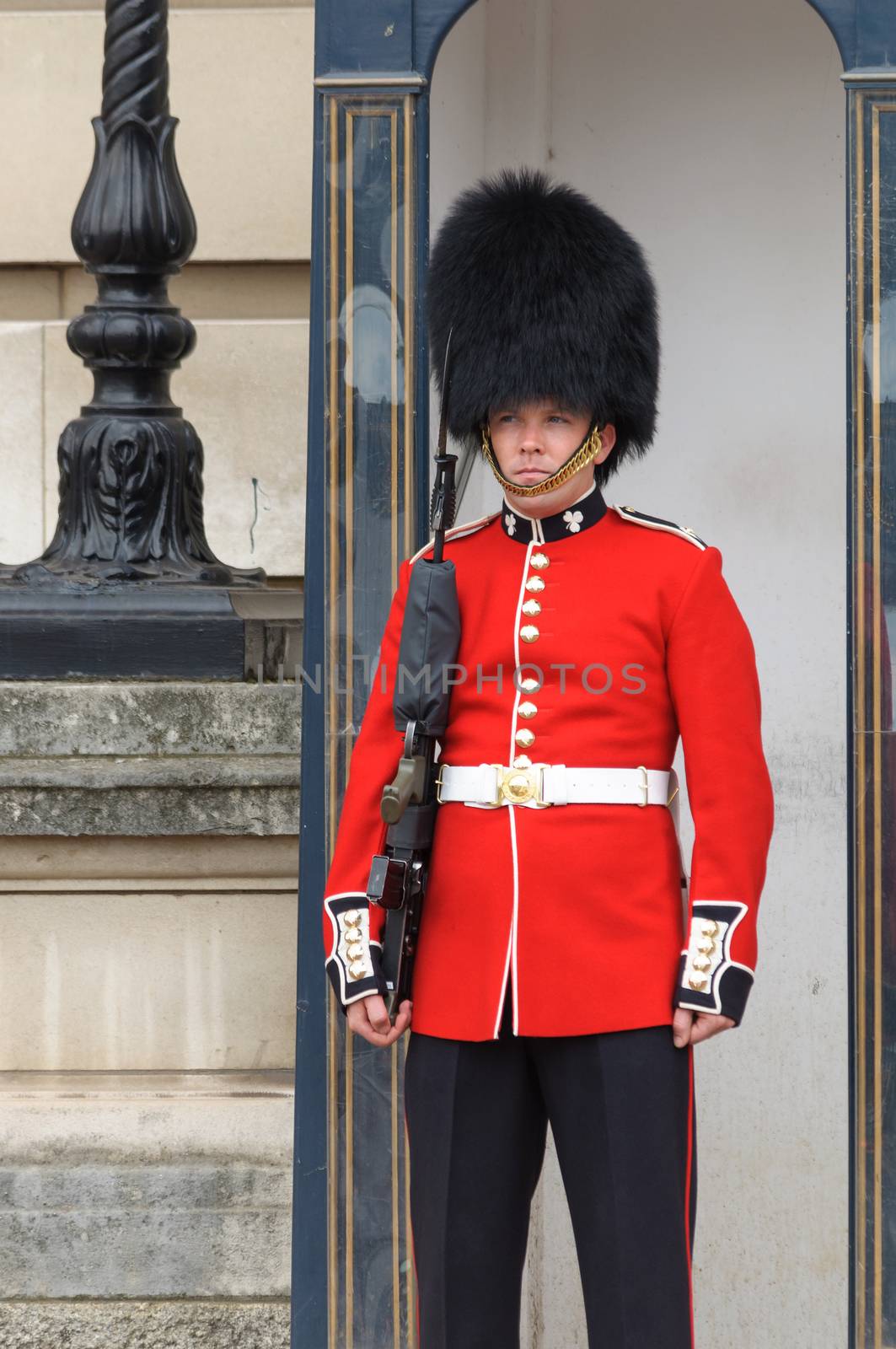 Royal guard at Buckingham Palace by dutourdumonde