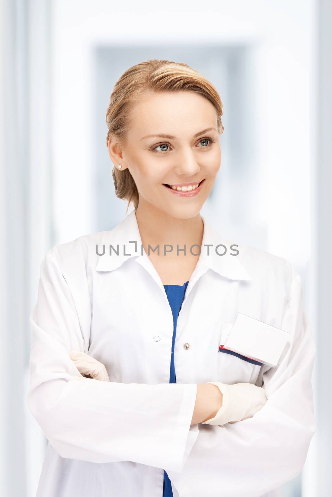 attractive female doctor by dolgachov