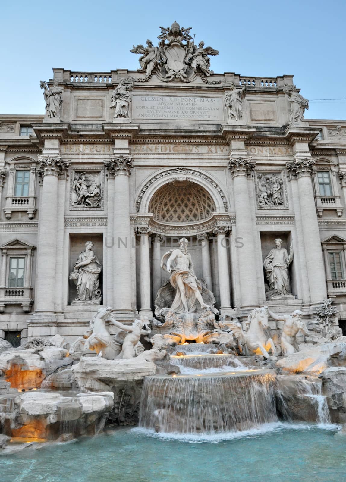 Trevi fountain in Rome by anderm