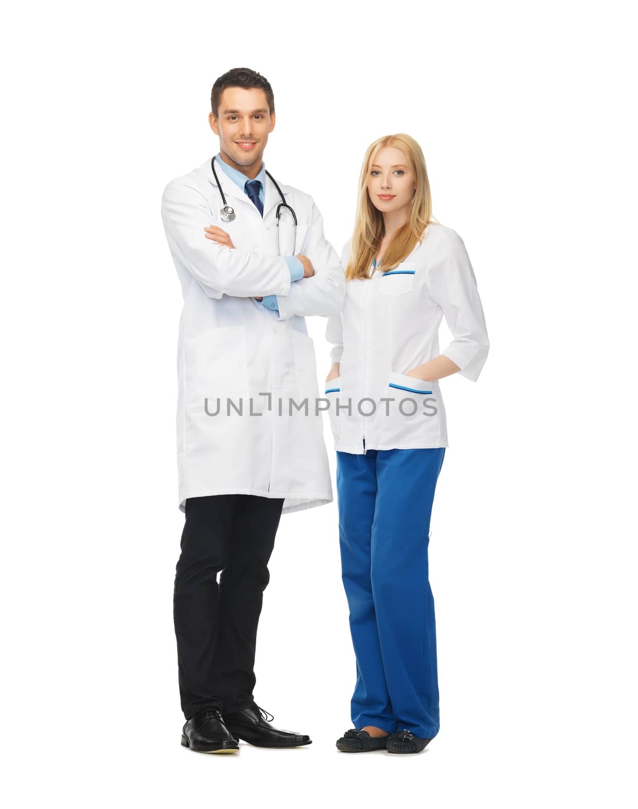 two young attractive doctors by dolgachov