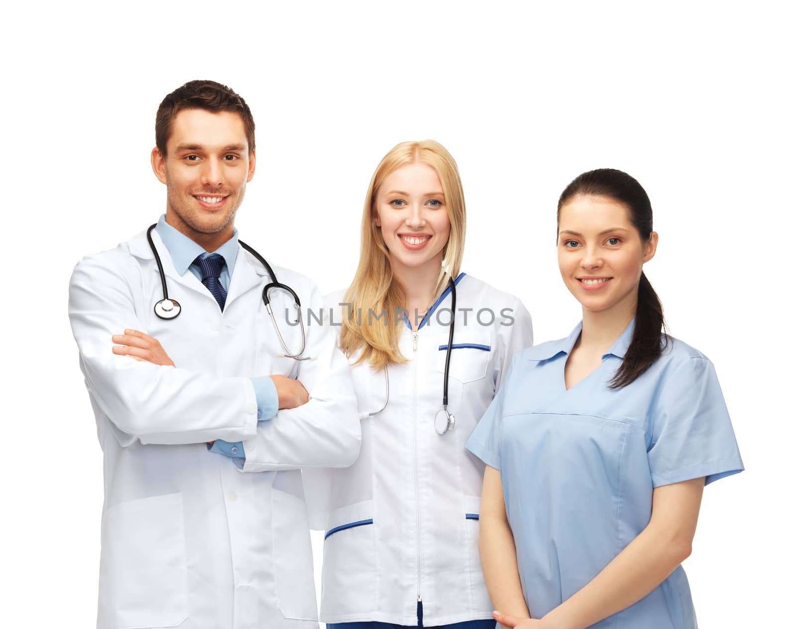 young team or group of doctors by dolgachov