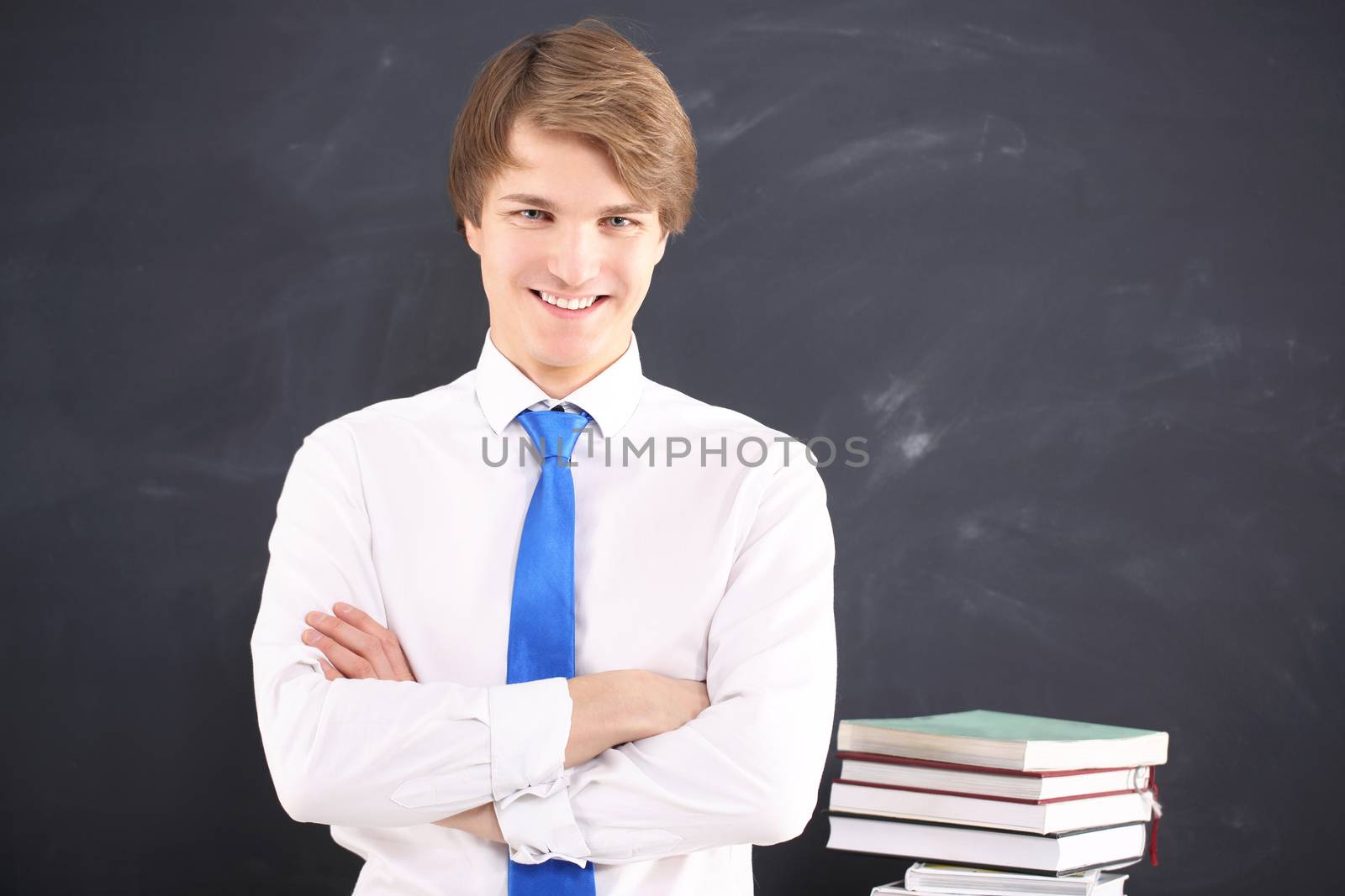 Young handsome student by robert_przybysz