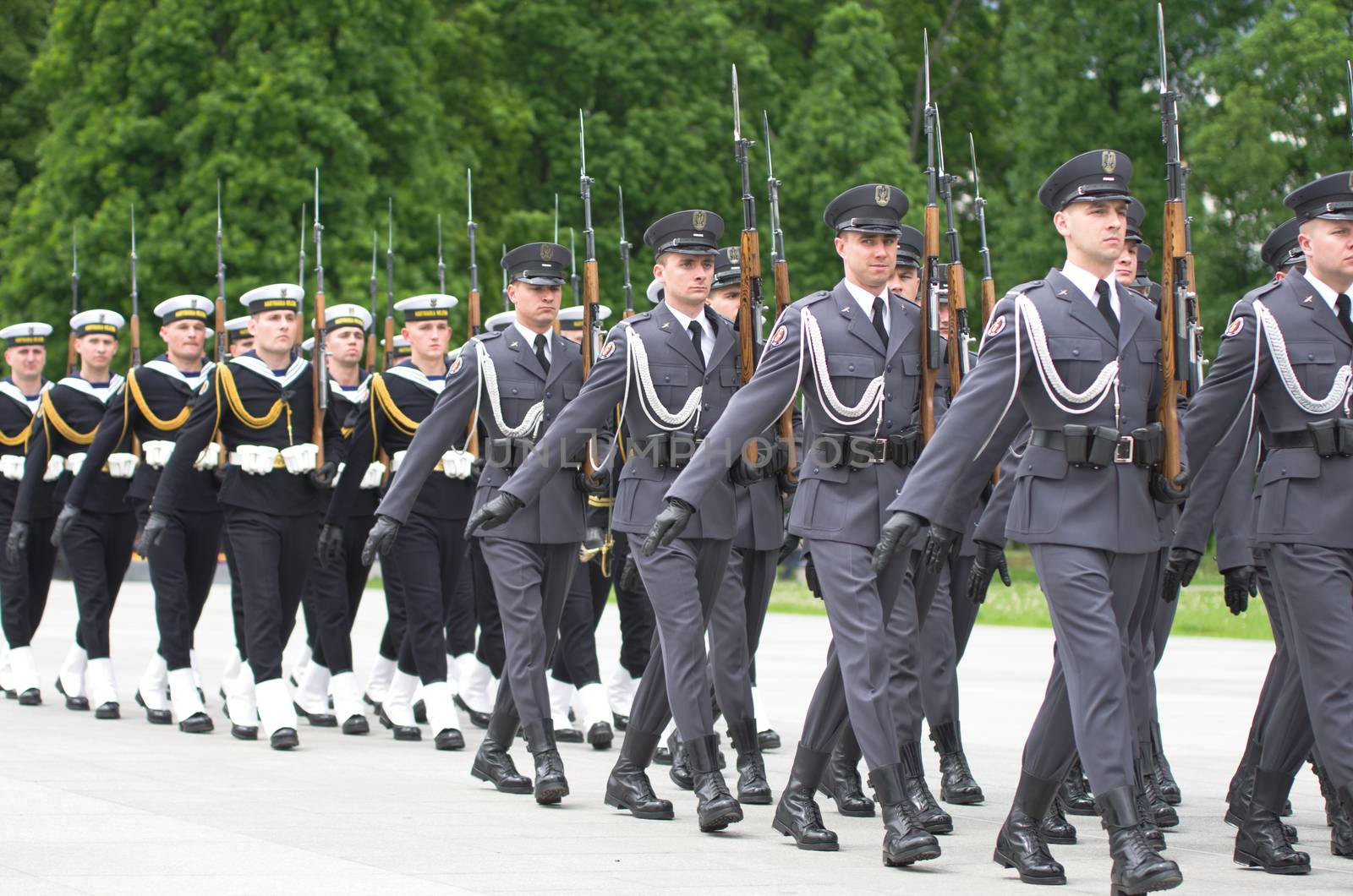 Military parade by dario
