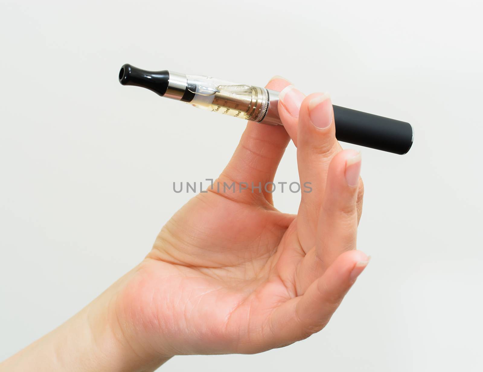 electronic cigarette in hand by milinz