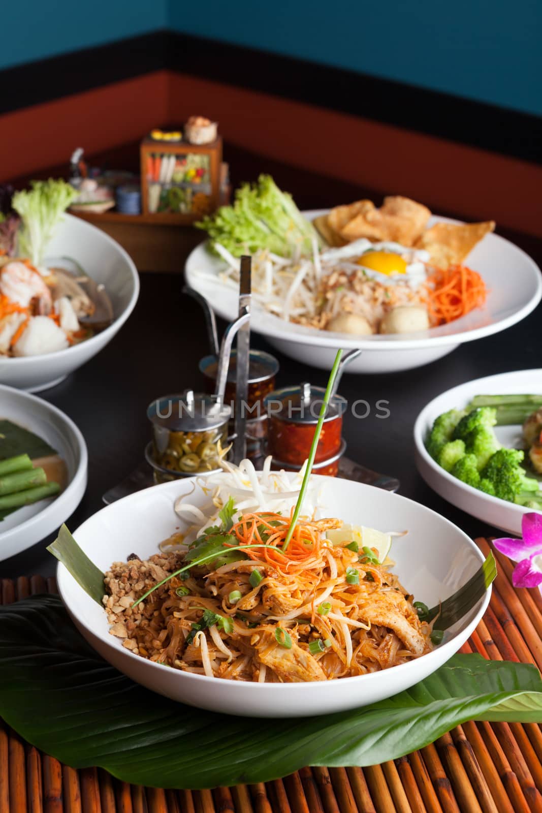 Variety of Thai Dishes by graficallyminded