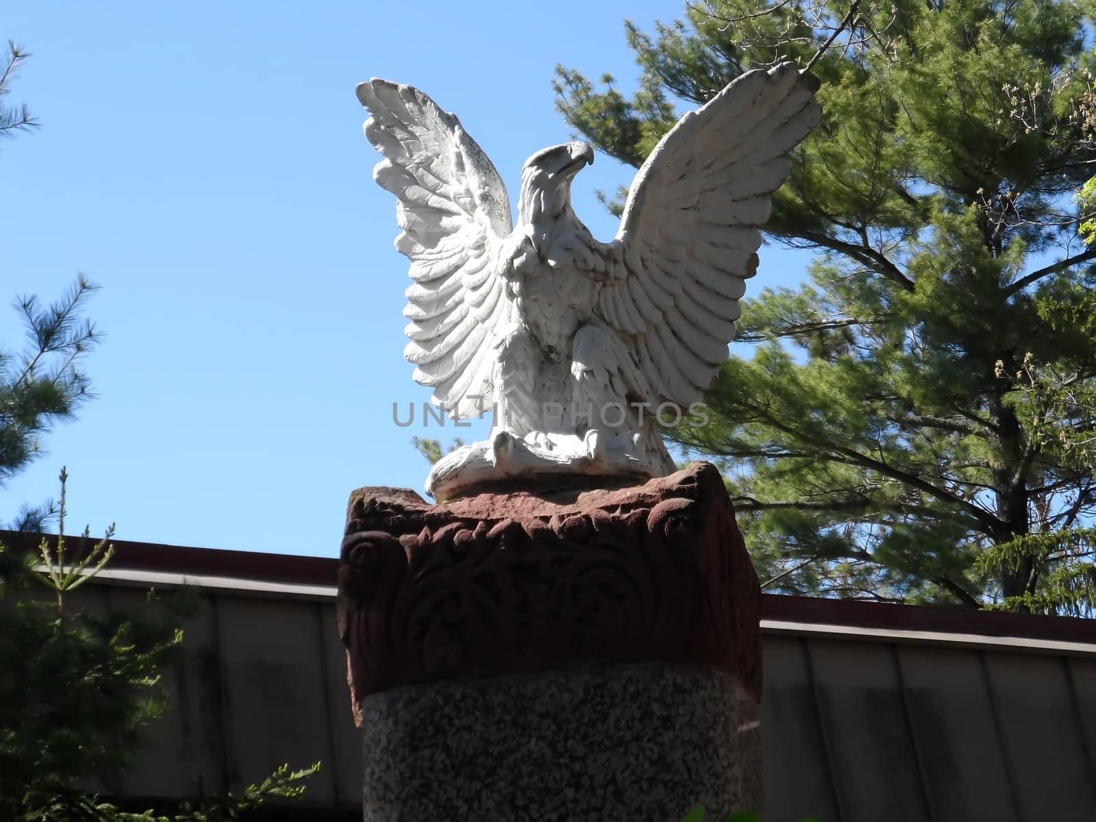 Old Abe American Eagle Statue