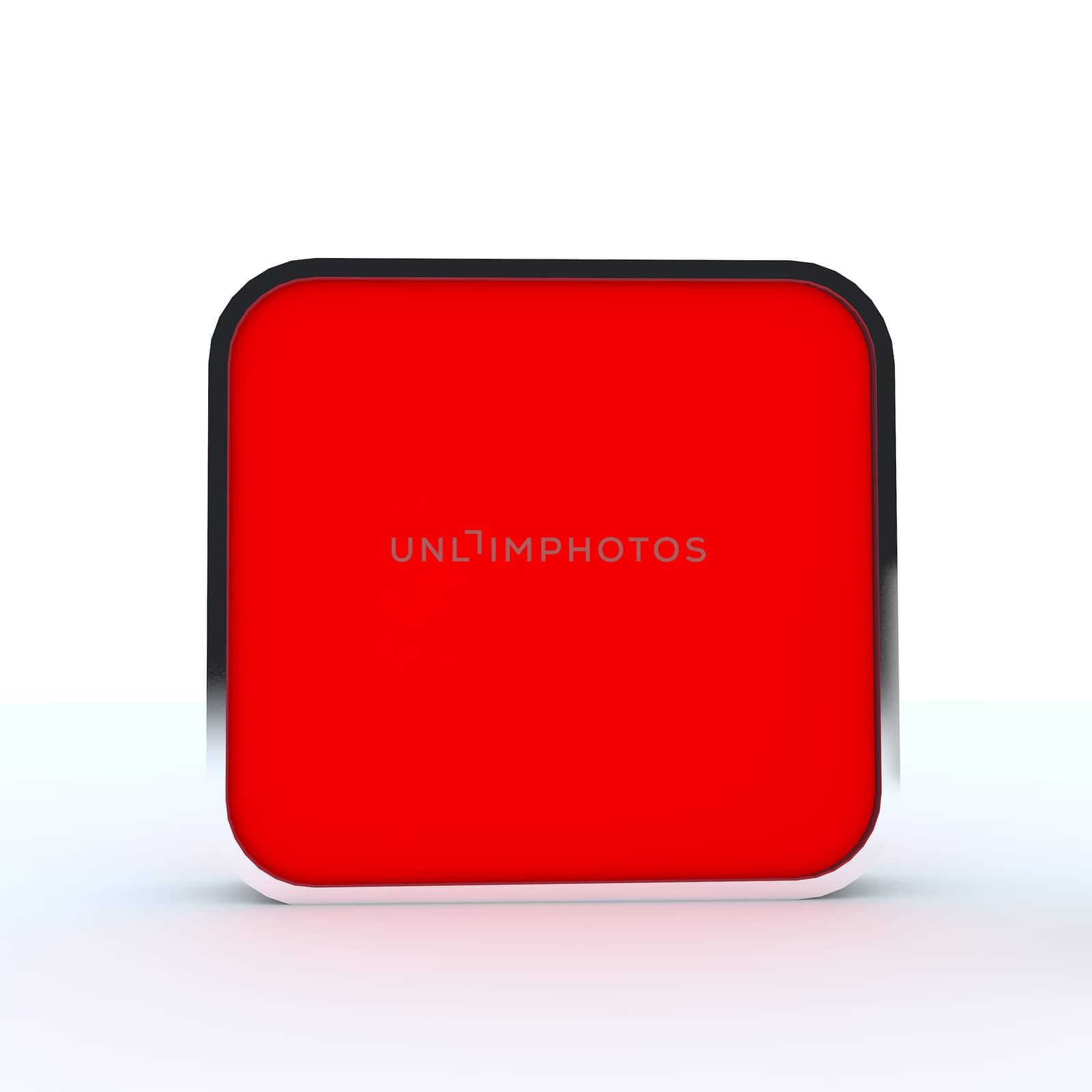 Red blank box by sumetho