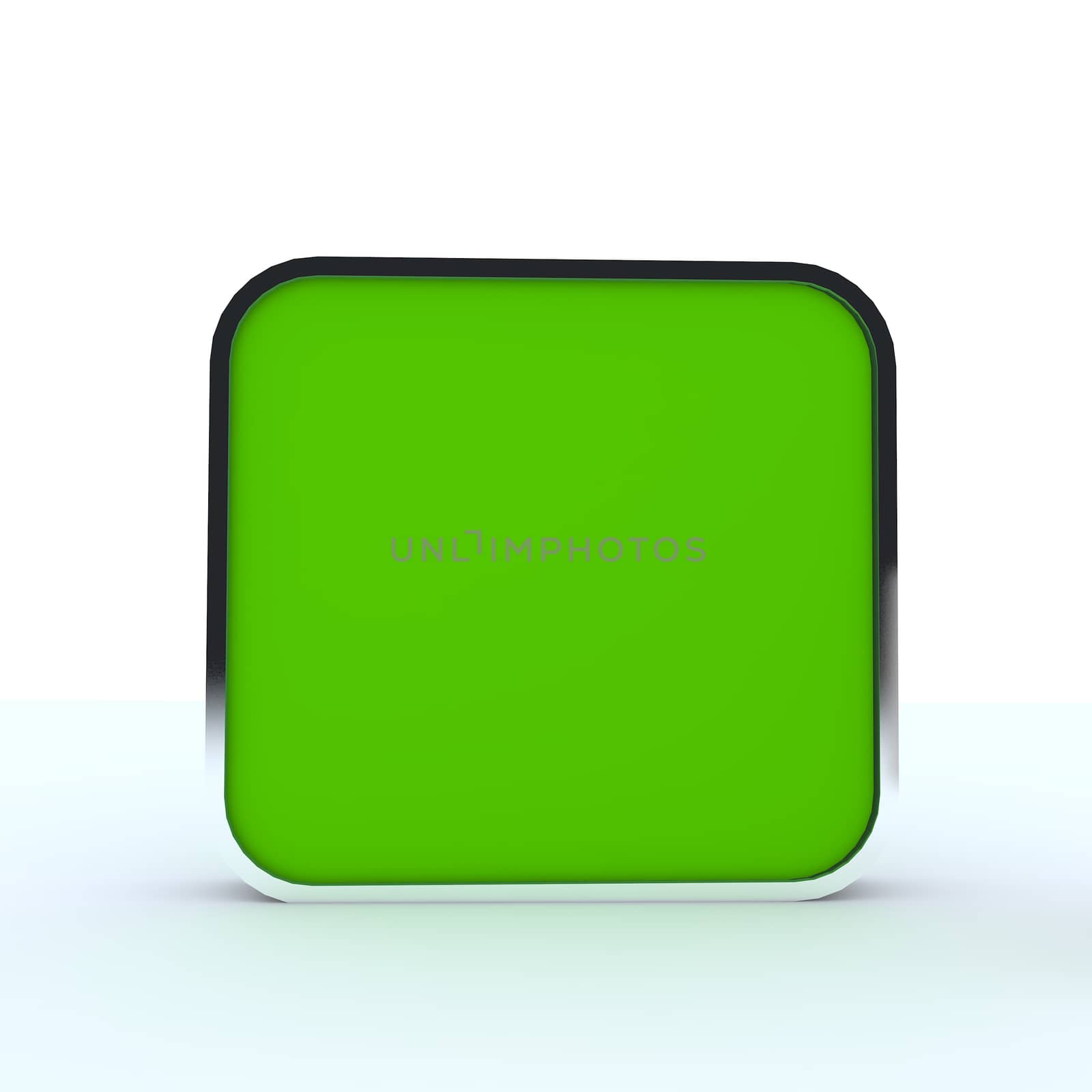 Green blank box by sumetho