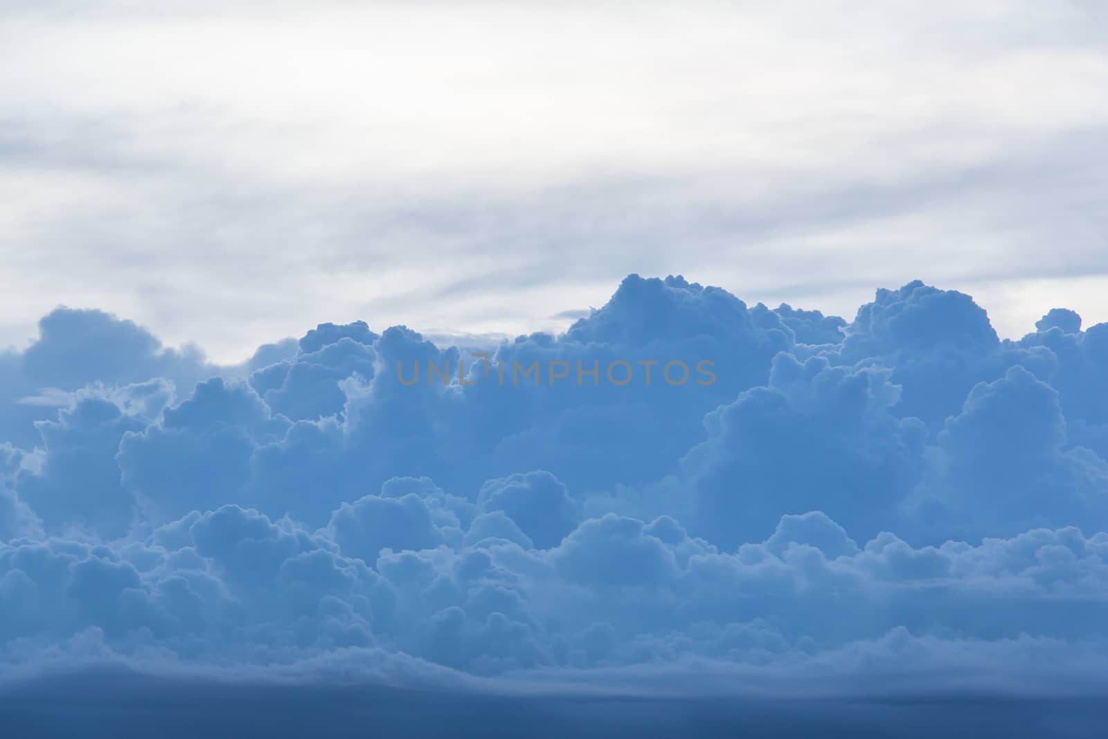 blue cloud at evening , background