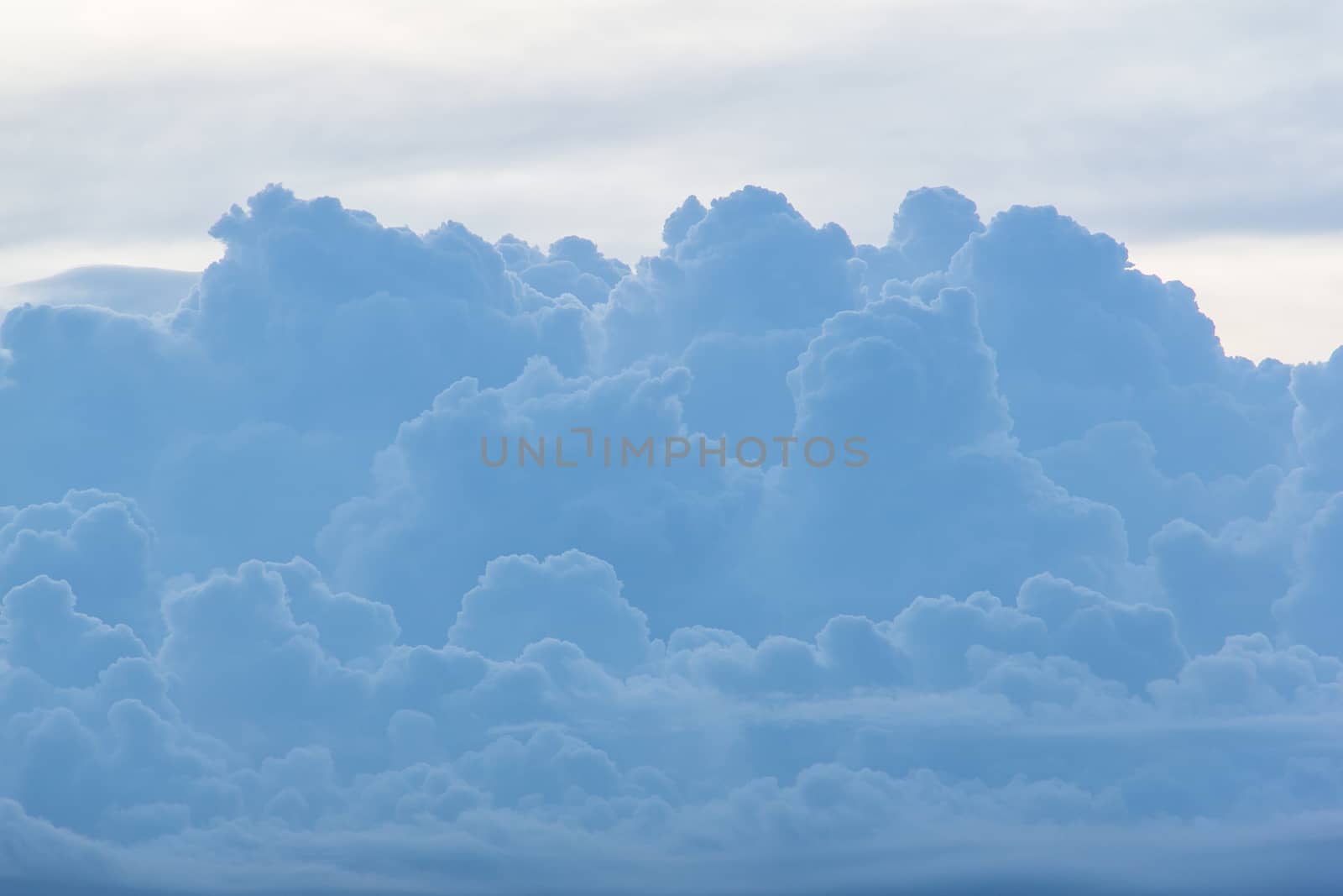 blue cloud at evening , background