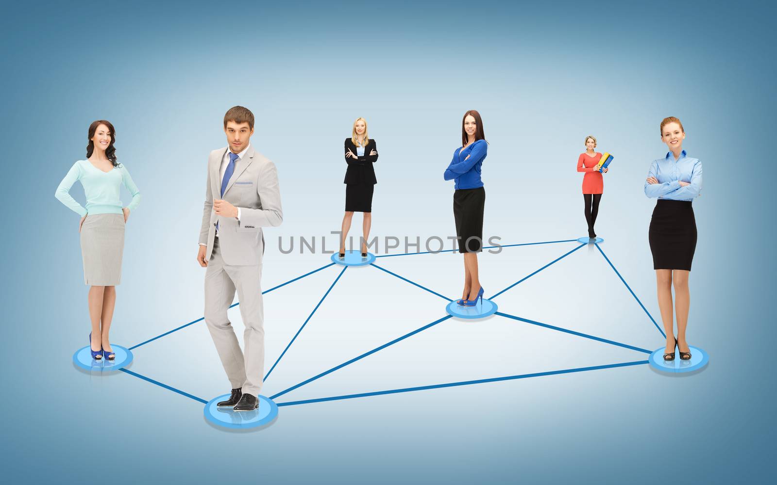 social or business network by dolgachov