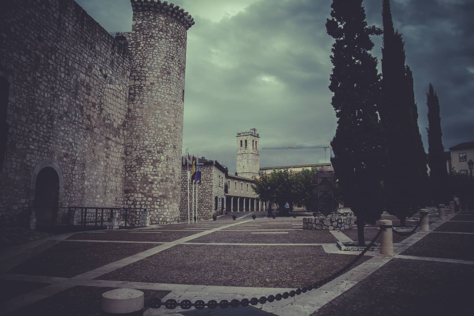 Medieval castle, spain architecture by FernandoCortes