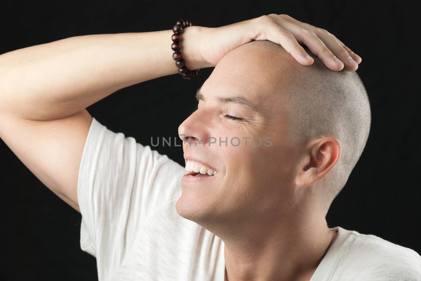 Man Feels Newly Shaved Head by jackethead