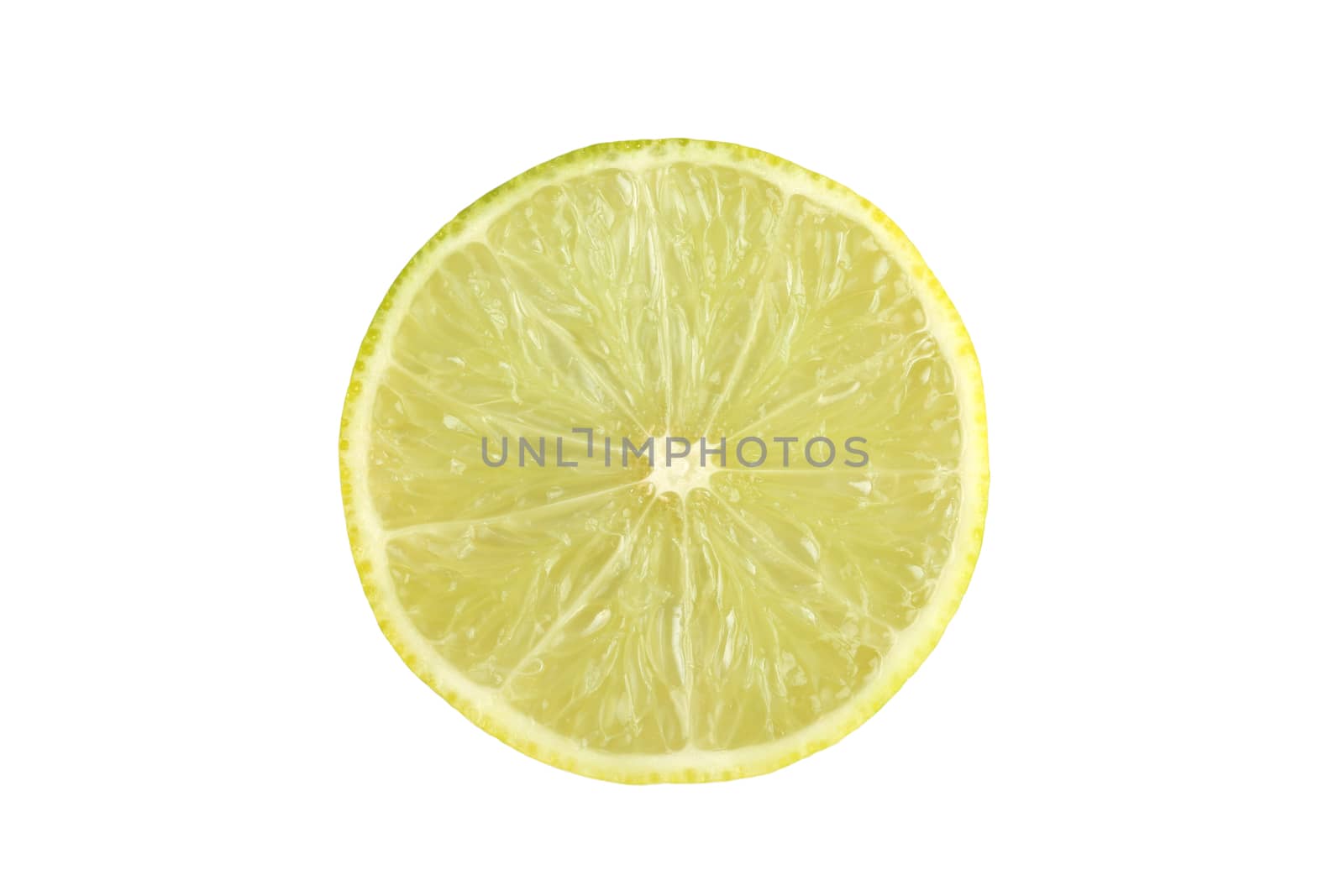 Fresh lime isolated on white background 