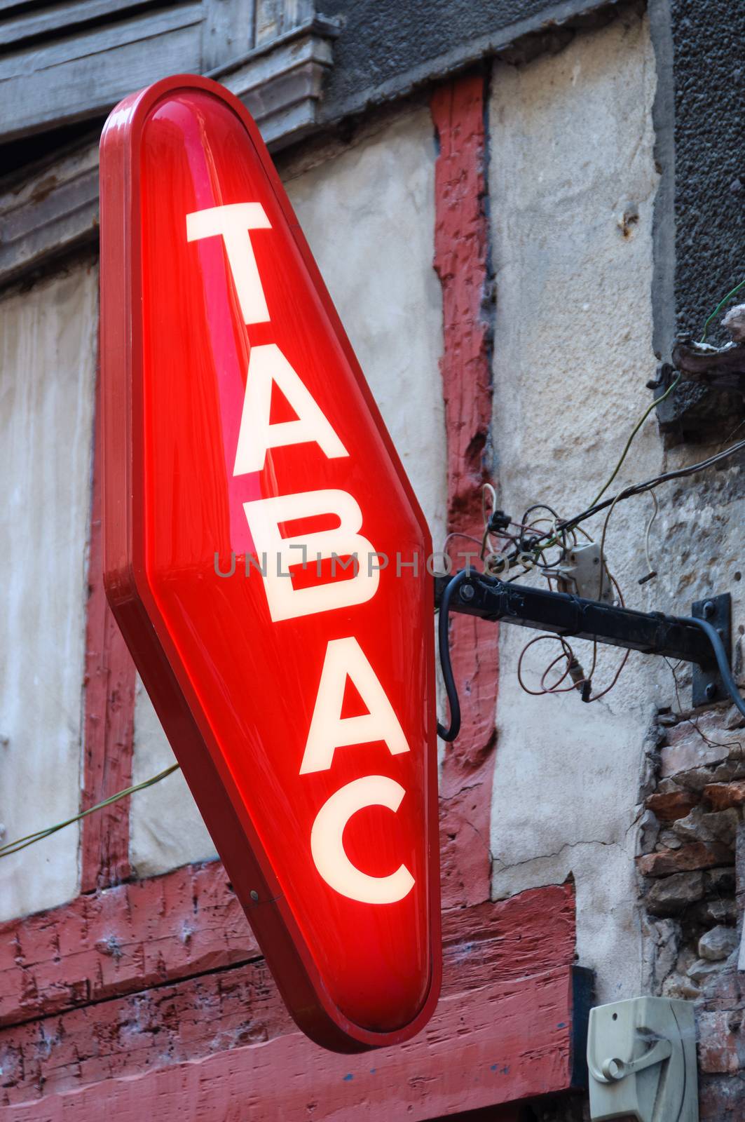 French tobacconist sign by dutourdumonde