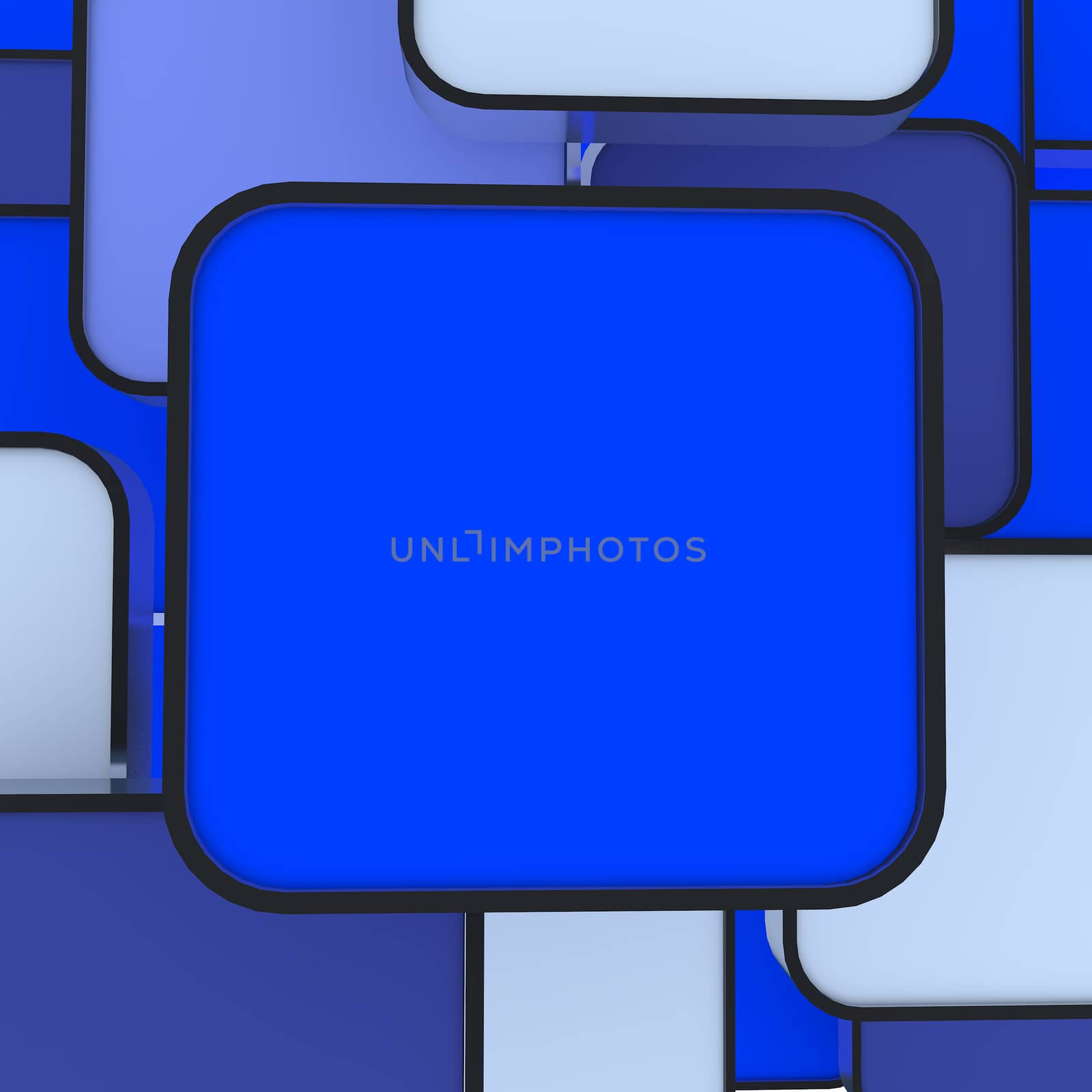 blank abstract  blue box by sumetho