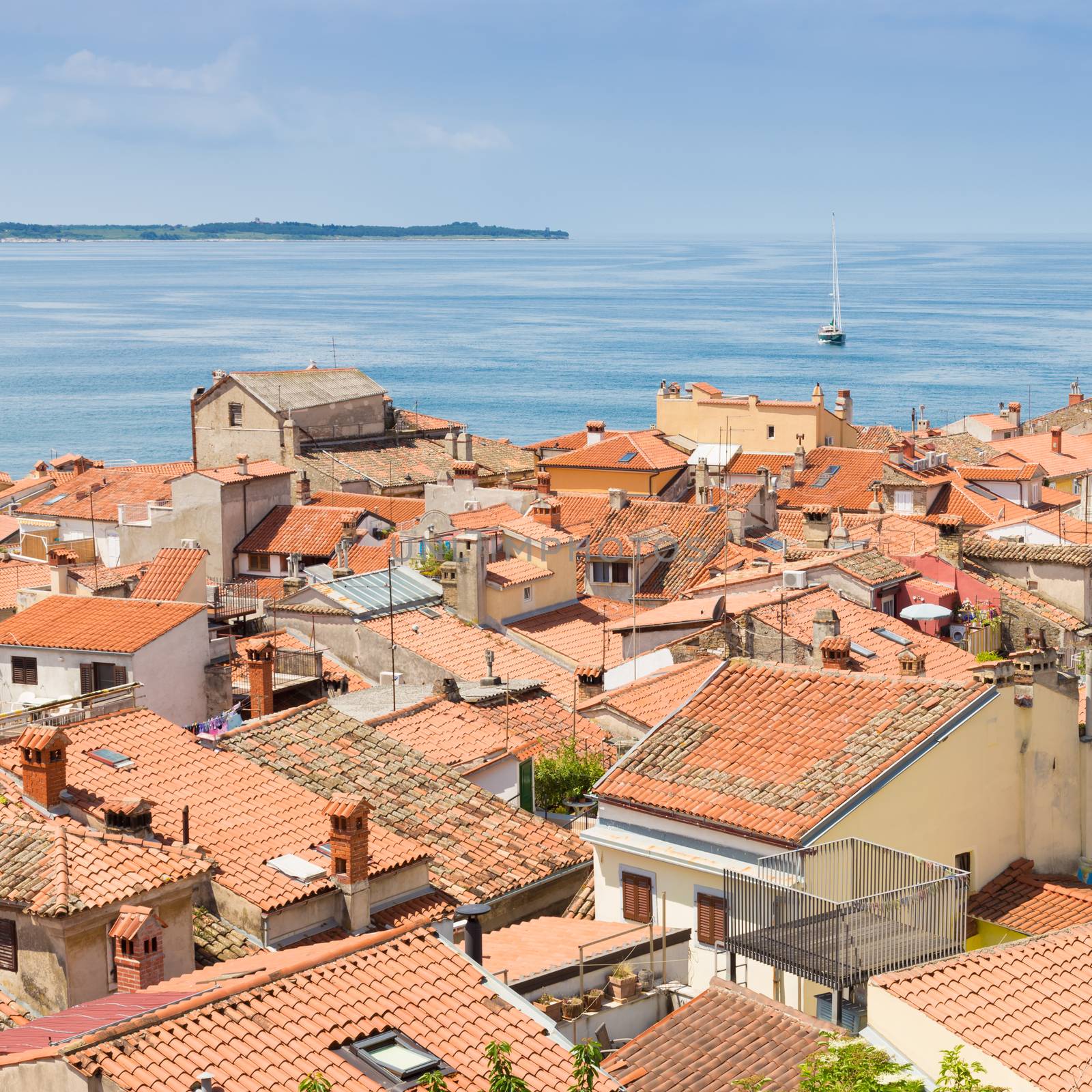 Picturesque old town Piran, Slovenia. by kasto